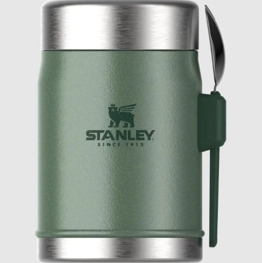 Stanley Klasik Paslanmaz Çelik Yemek Termosu Kaşıklı 0,40 LT Yeşil